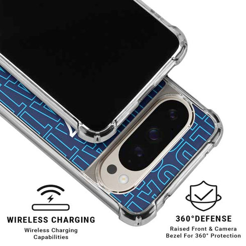 Villanova University Logo Large Google Pixel 9/9 Pro Clear Case